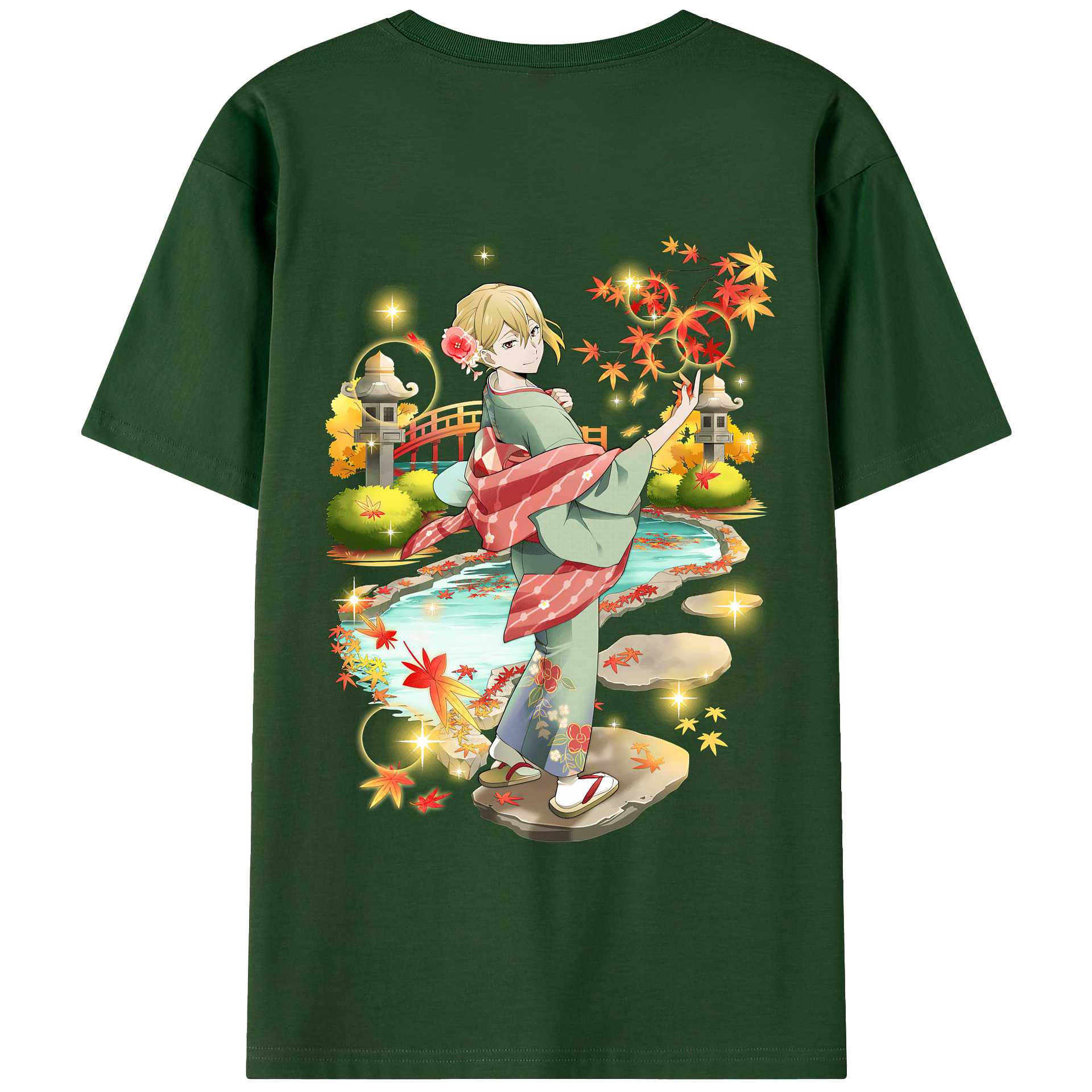 （画像用） 文豪ストレイドッグス Bungo Stray Dogs 綿100％半袖Tシャツ（背面プリント）